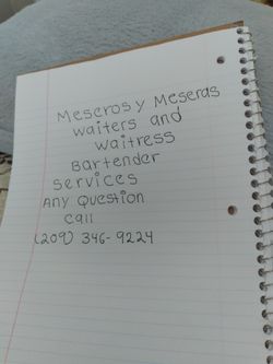 Waiters And Waitress