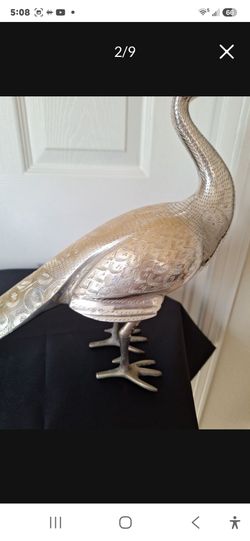 Peacock Brass 14"L 12"T