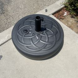 Base - 22” Round Umbrella Base Sand Water Filled Base 64lb