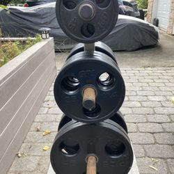 Rubber Wrapped Olympic Weight Plates For Your Home Gym