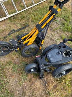 Golf bag carts
