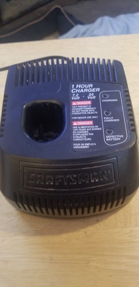 CRAFTSMAN 7.2V - 24V CHARGER $10.00 FIRM