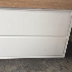 🔥🔥 36” Floating Bathroom Vanity – White Finish – Open Box Deal