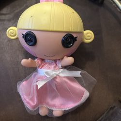 Lalaloopsy Littles Ribbon Slippers Sister Doll W/ Dress 7”