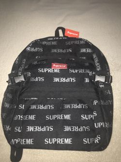 supreme 3m reflective repeat backpack