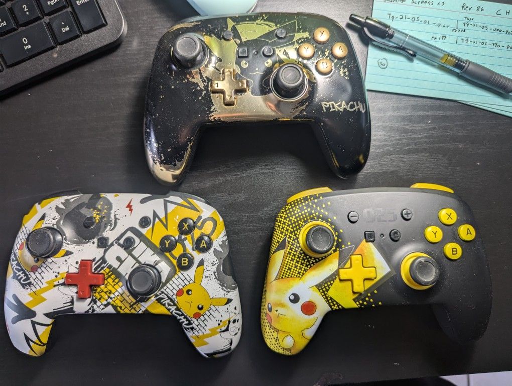 Nintendo Switch Controllers Pikachu