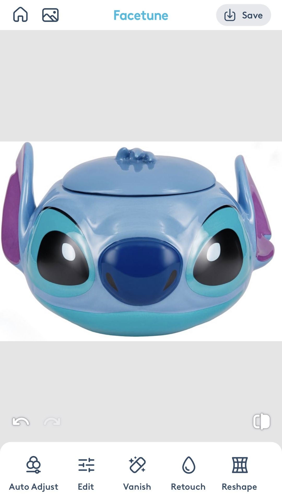 Disney Stitch Cookie Or Storage Jar NEW