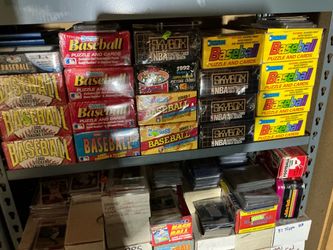 Unopened Wax Boxes Basketball and Baseball