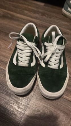 Green classic vans shoes