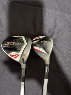 Callaway X Hot Fairway Woods 15° and 20°