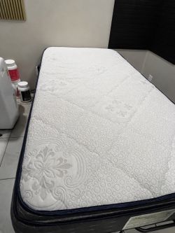 Twin Mattress and Twin Bed Frame