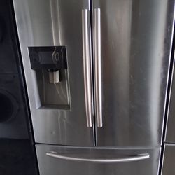 Samsung Stainless Steel French Doors Counter Depth Fridge Fully Functional 