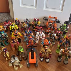 Huge Lot of Rescue Heroes!  Lot of 27 items!