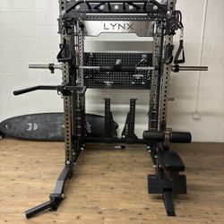 🔥Black Friday SALE Half Rack Functional Trainer w/Smith Machine | Gym Equipment | Squat Rack
