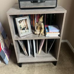 Vinyl stand And Small Bookshelf 