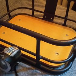 Front Mounted Basket + Light  - Bike Basket - Rad Power Bikes & Mycle Cargo Bikes + many more models