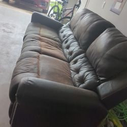  Leather Love Seat, 3 Seater Sofa, Recliner
