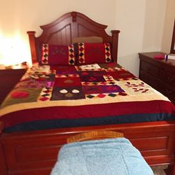 Free Queen Size Bed In Good Condition 