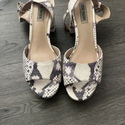Steve Madden Snake Skin Heels 