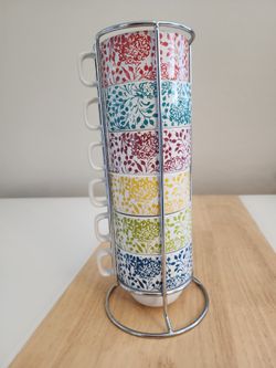 World Market Stackable Mugs