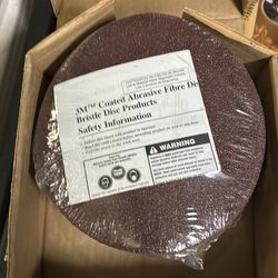 7" X 7/8 36 GRIT A/O SANDING DISCS - 25 PIECES 3M STANDARD ABRASIVES