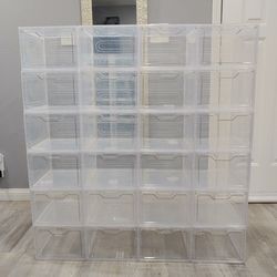 24 Pack XXL Magnet Door Shoe Boxes,
Fits up to Men's 13

("PRICE IS FIRM/ NO DELIVERY")
 (IF IT SAYS $140, I WANT $140)