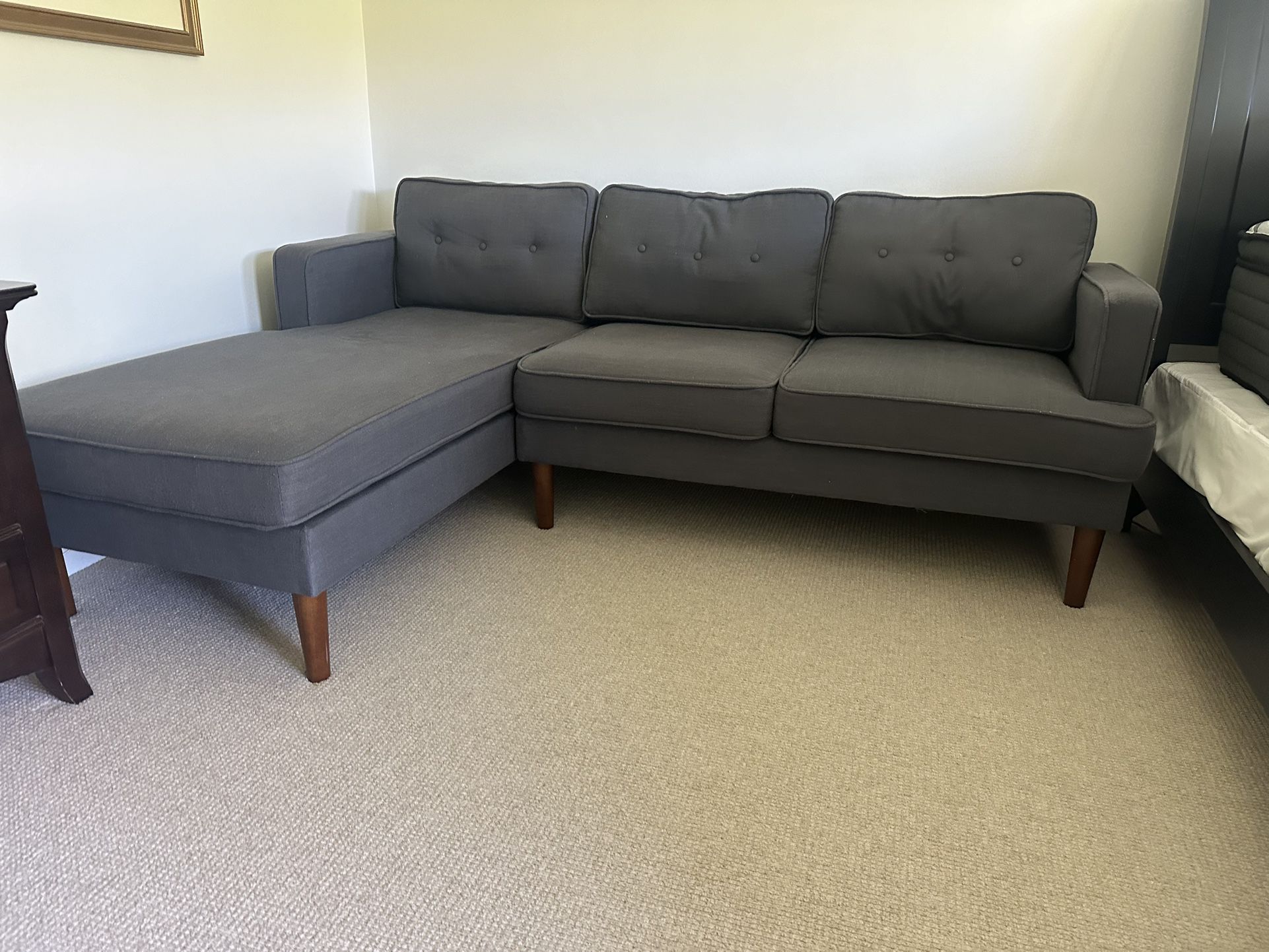 Compact Chase Sofa Grey 