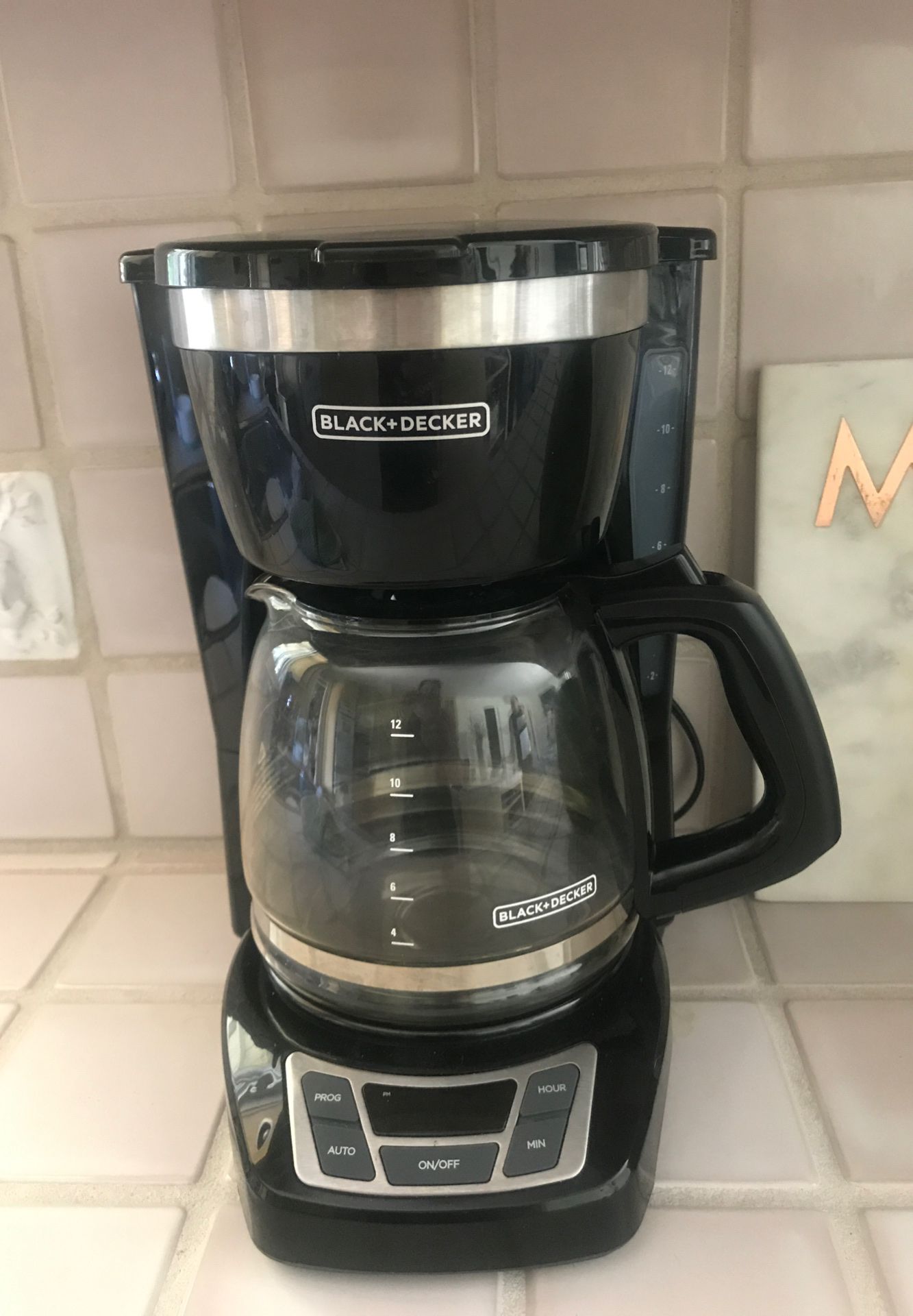 Black and Decker 12 cup coffee maker