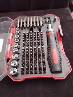 Ratchet Screwdriver Bit and Socket Set