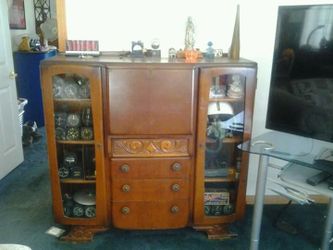 Secretary desk 40s drop leaf desk letter shelf