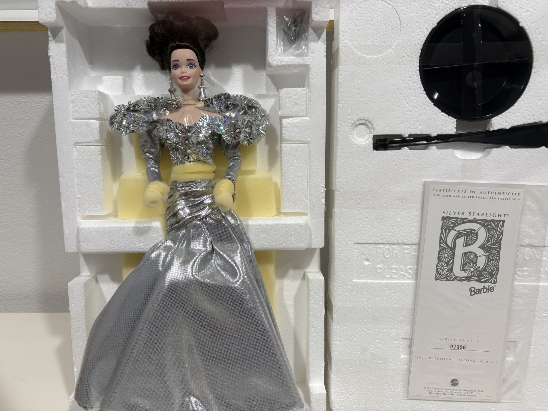 Silver Starlight Porcelain Barbie
