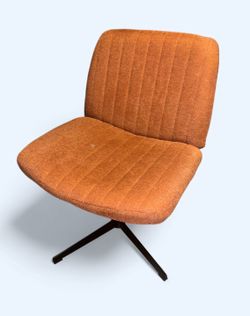 Cross Cross Chair - Orange/Brown - No wheels