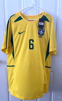 2002 Brazil Home Jersey Roberto Carlos