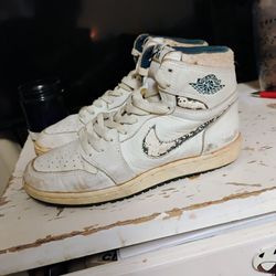 1985 Jordan Retro 1 Blue Metallic 