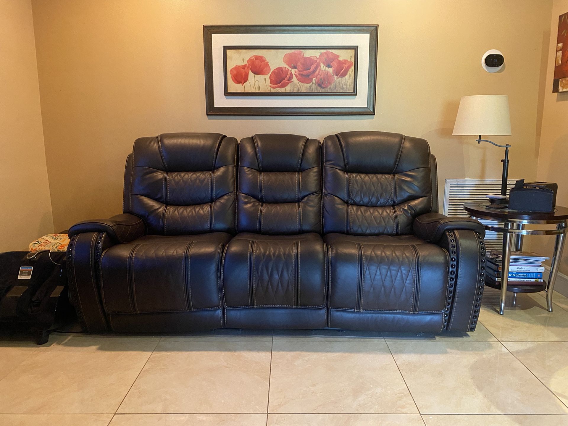 Recliner Sofa Headliner Dual Power Reclining Sofa