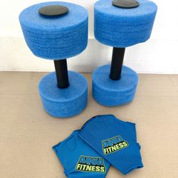 acqua fitness swiming globes + Water Weights 