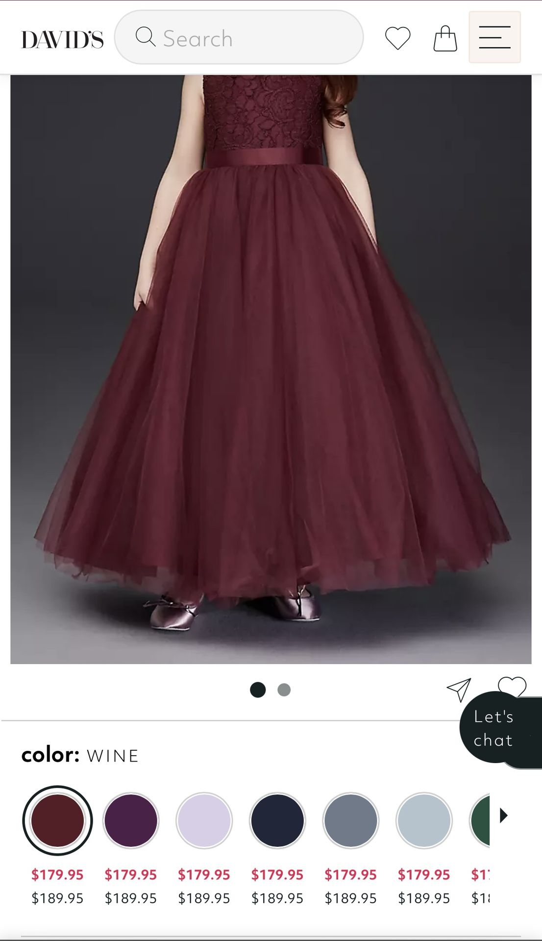 David's Bridal Flower Girl Dress David's Bridal Flower Girl Dress