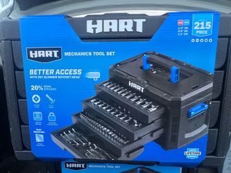 NEW- Hart 215- Mechanics Tool Set