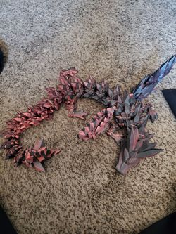 Large Crystal Flexi Dragon