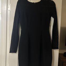 Guess Black Lace Dress