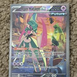 Iron Valiant Ex - (SPECIAL ILLUSTRATION RARE) 249/182 PARADOX RIFT POKEMON NM
