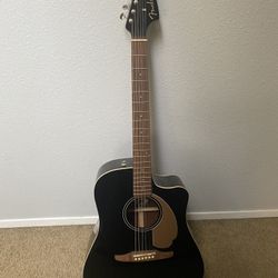 Fender Redondo Acoustic Electric Guitar- Soft Carrying Case Included