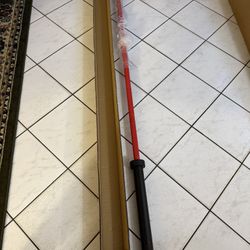 7’ Olympic High-End Barbell- New Red And Black Bar