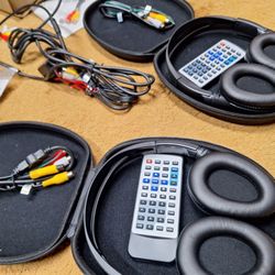 Custom DVD TV Headrests W/ Remotes