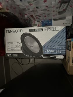 Kenwood 12” Sub Speaker 4 Ohm 