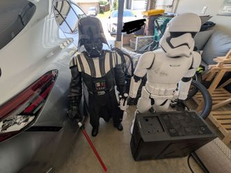 Darth Vader & Stormtrooper Life Size Figures
