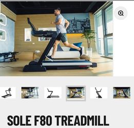 New Sole f80 treadmill in box