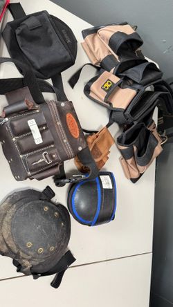 TOOL POUCHES AND KNEE PADS
