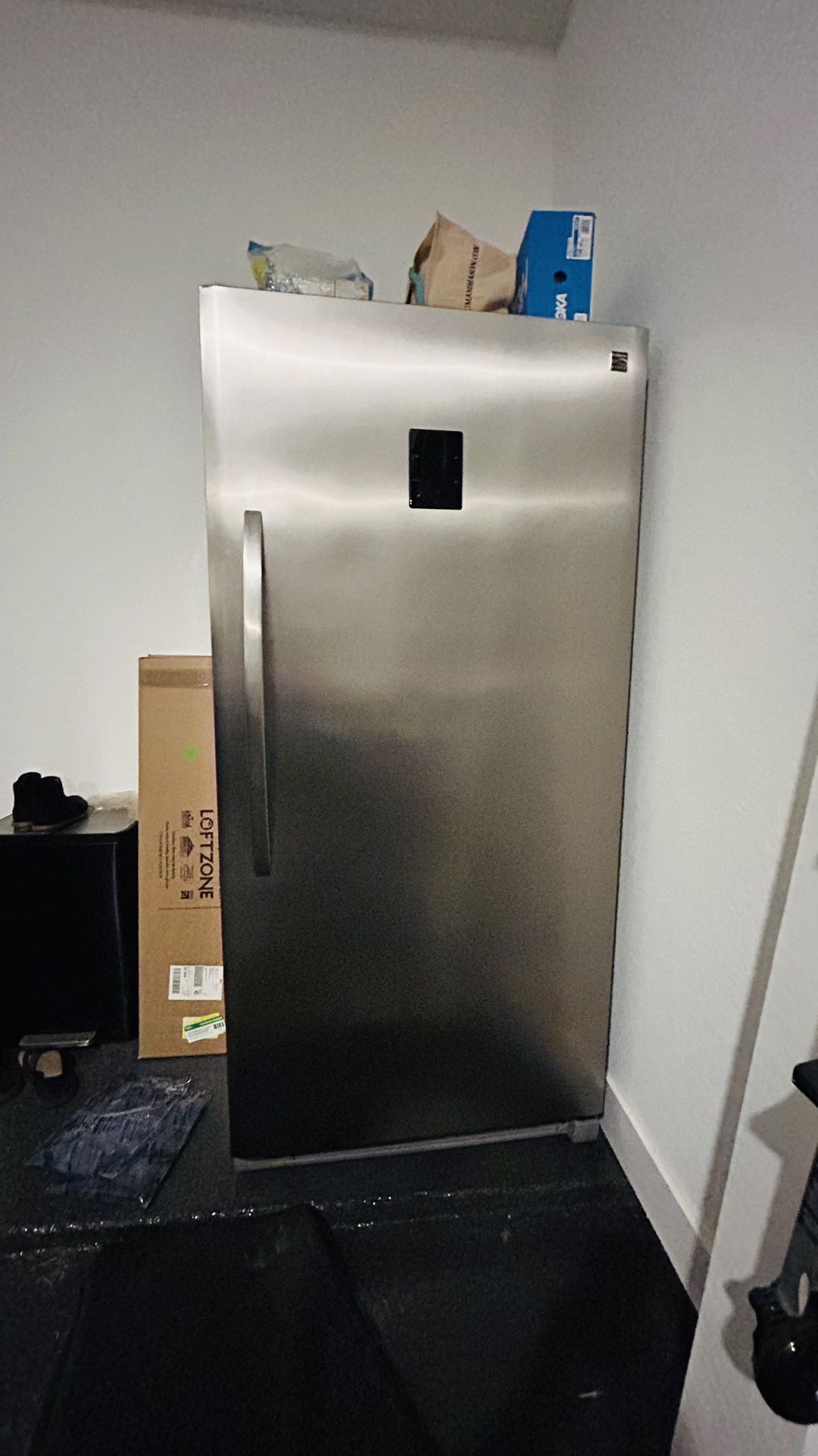 Kenmore Elite 27003 20.5 cu. ft. Upright Freezer in Stainless Steel
