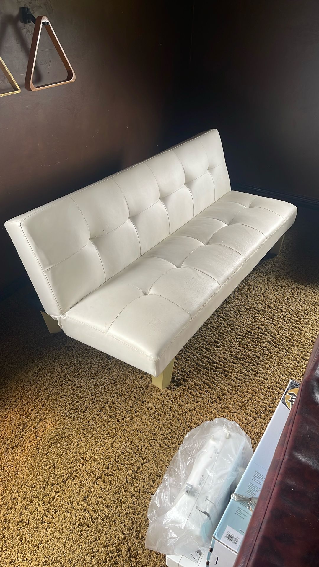 White Futon Priced To Sell